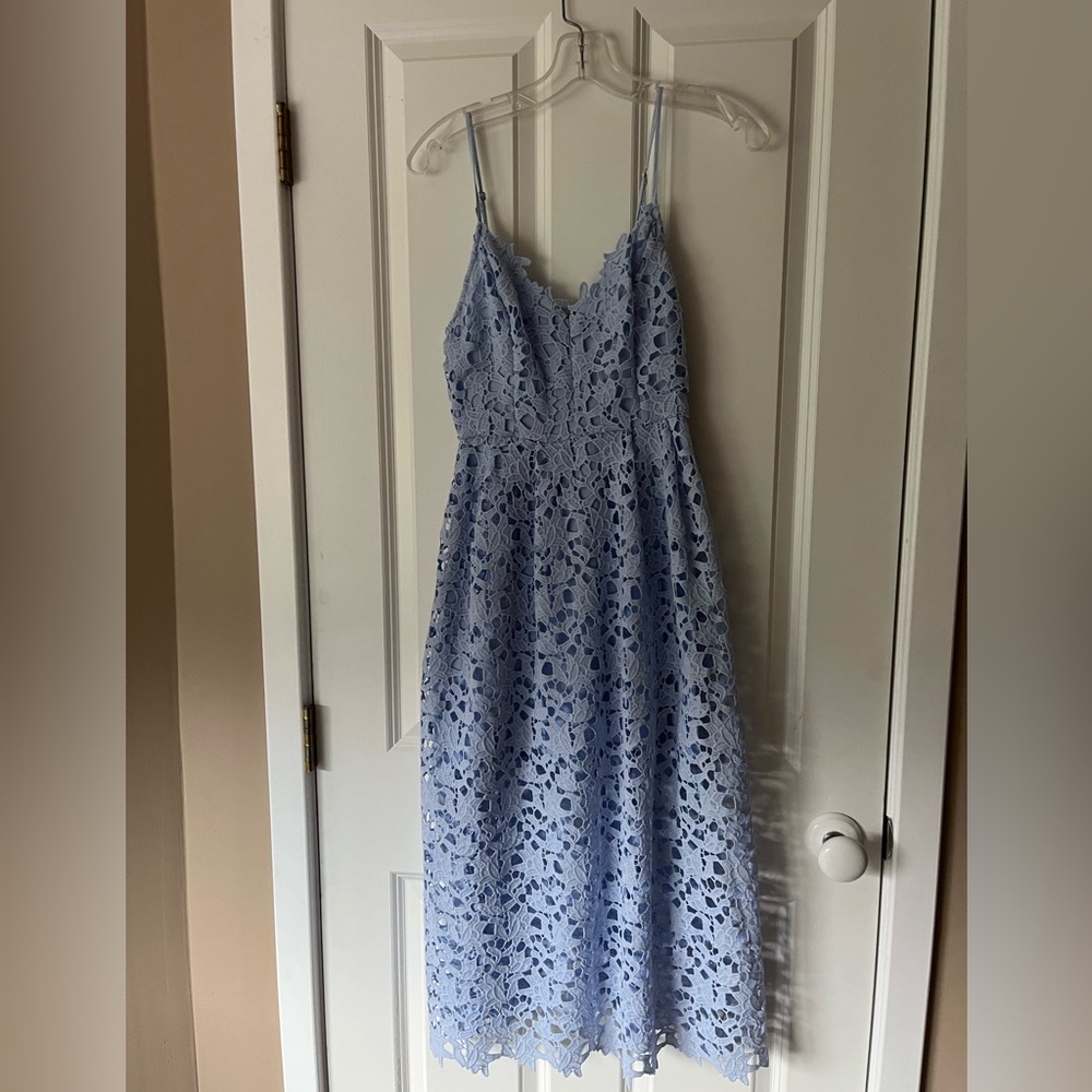 Aster the label blue cotton dress